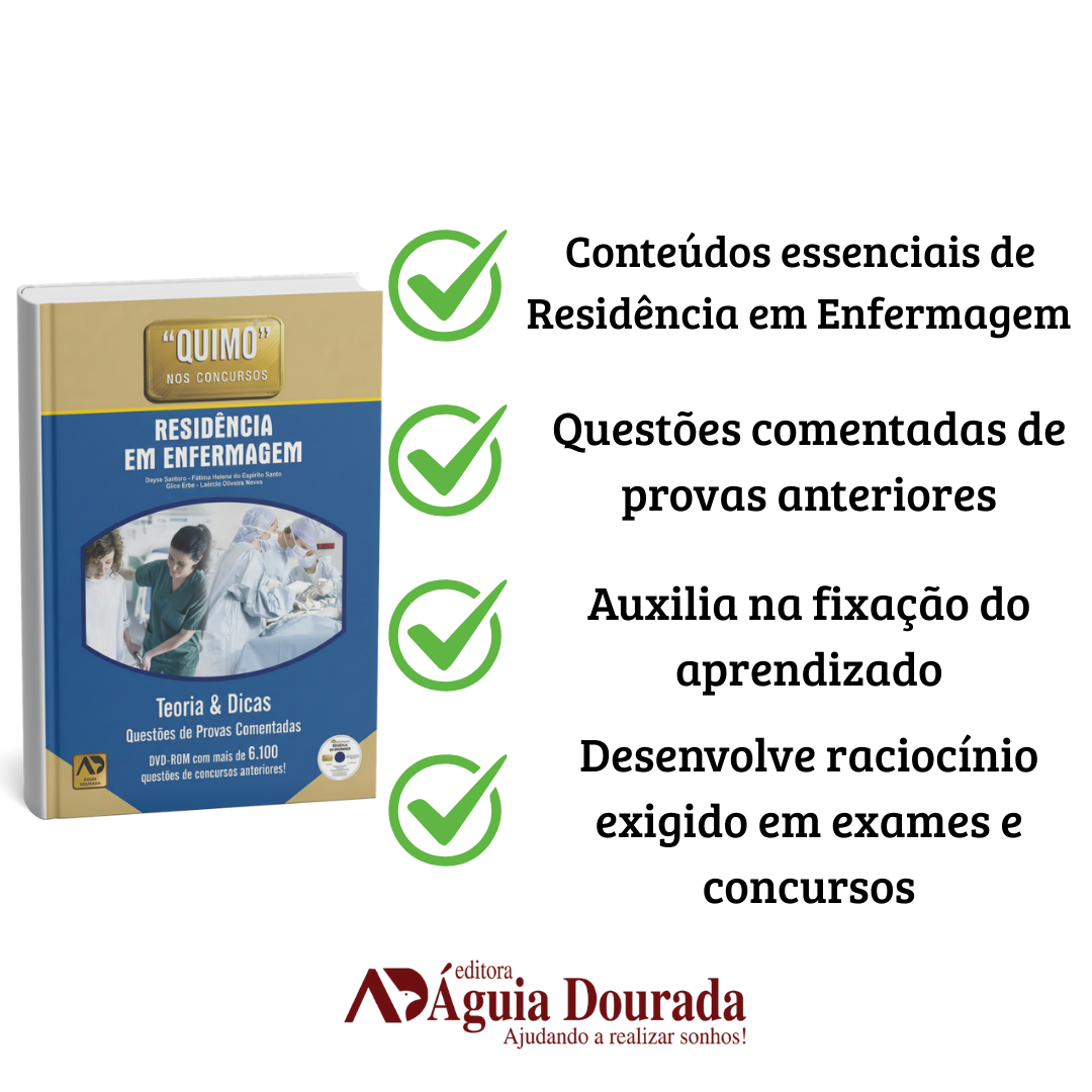 Quimo Residência em Enfermagem: Teoria e Dicas. Questões Comentadas + 6.100 Questões - Image 2