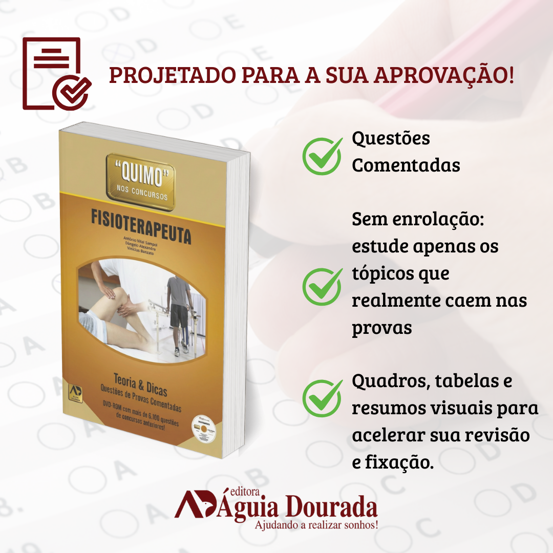 Quimo Fisioterapeuta Teoria e Dicas. Questões Comentadas + 24.000 Questões - Image 4