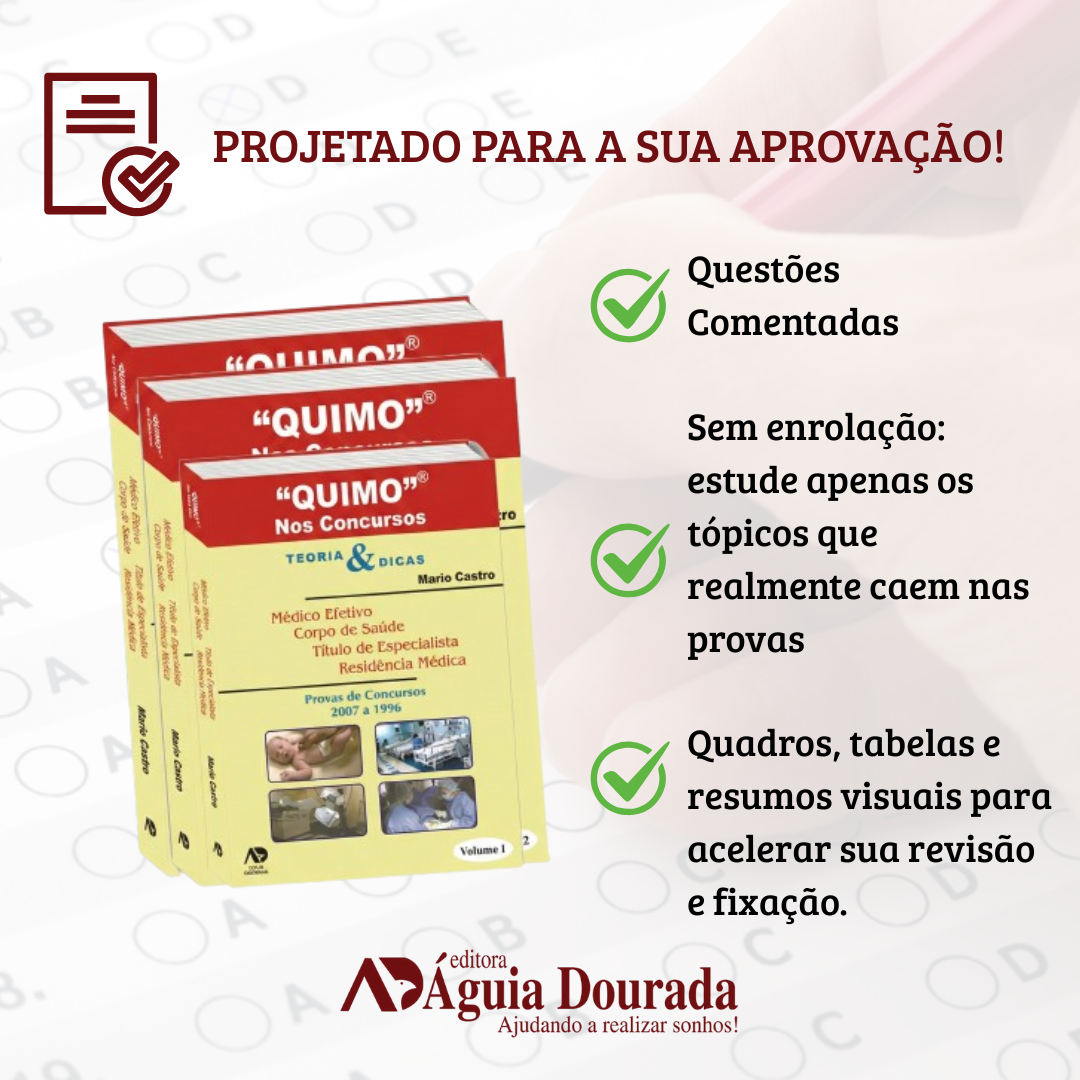 Quimo 3 Vol Teoria e Dica. Pediatria/Neonatologia, Cir. Geral/Ginecologia/Obstetrícia, Med. Preventiva e Cl. Médica - Image 4