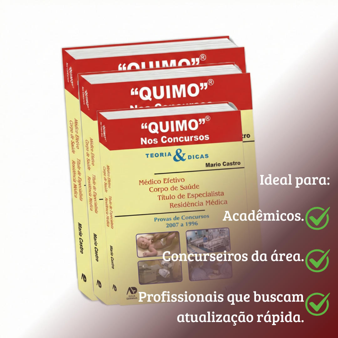 Quimo 3 Vol Teoria e Dica. Pediatria/Neonatologia, Cir. Geral/Ginecologia/Obstetrícia, Med. Preventiva e Cl. Médica - Image 5