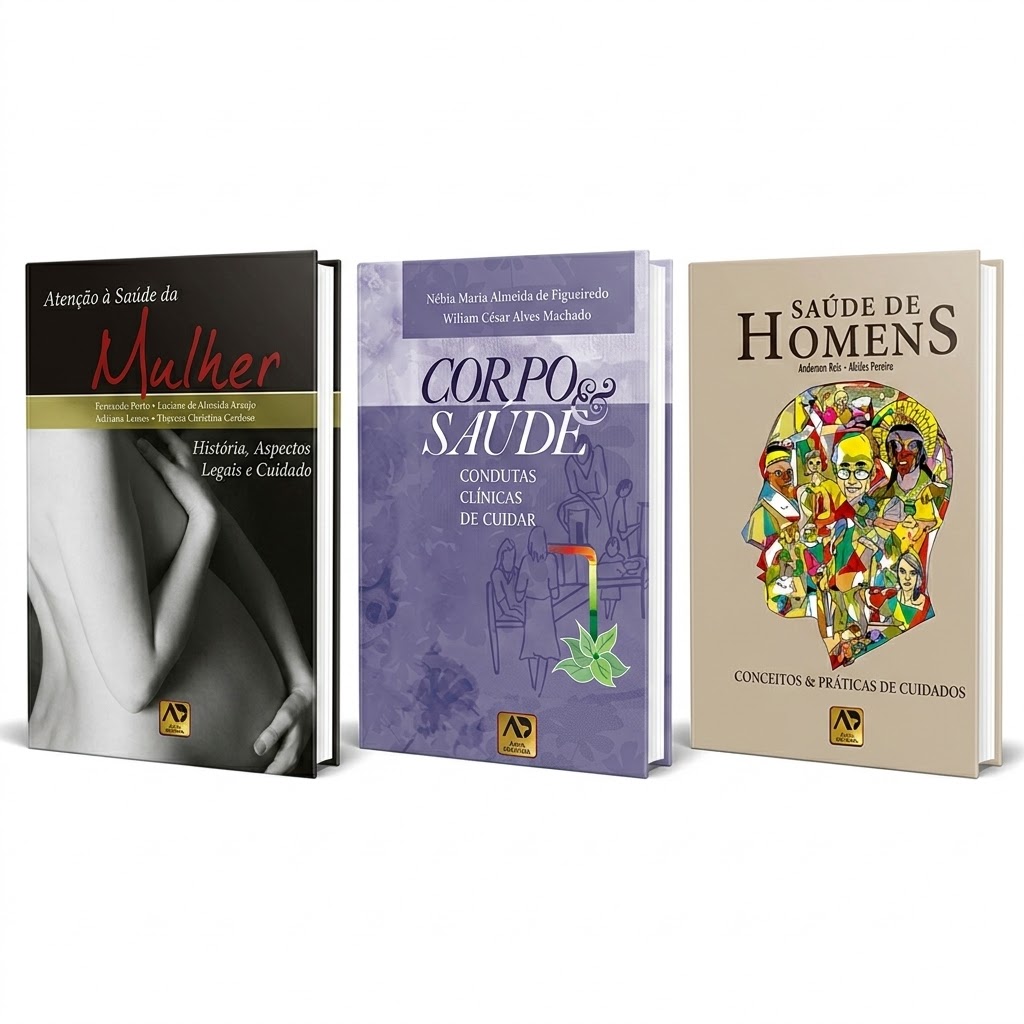 Kit Saúde de Homens + Saúde da Mulher + Corpo e Saúde